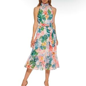 Eliza j women’s midi floral halter dress‎ size 12